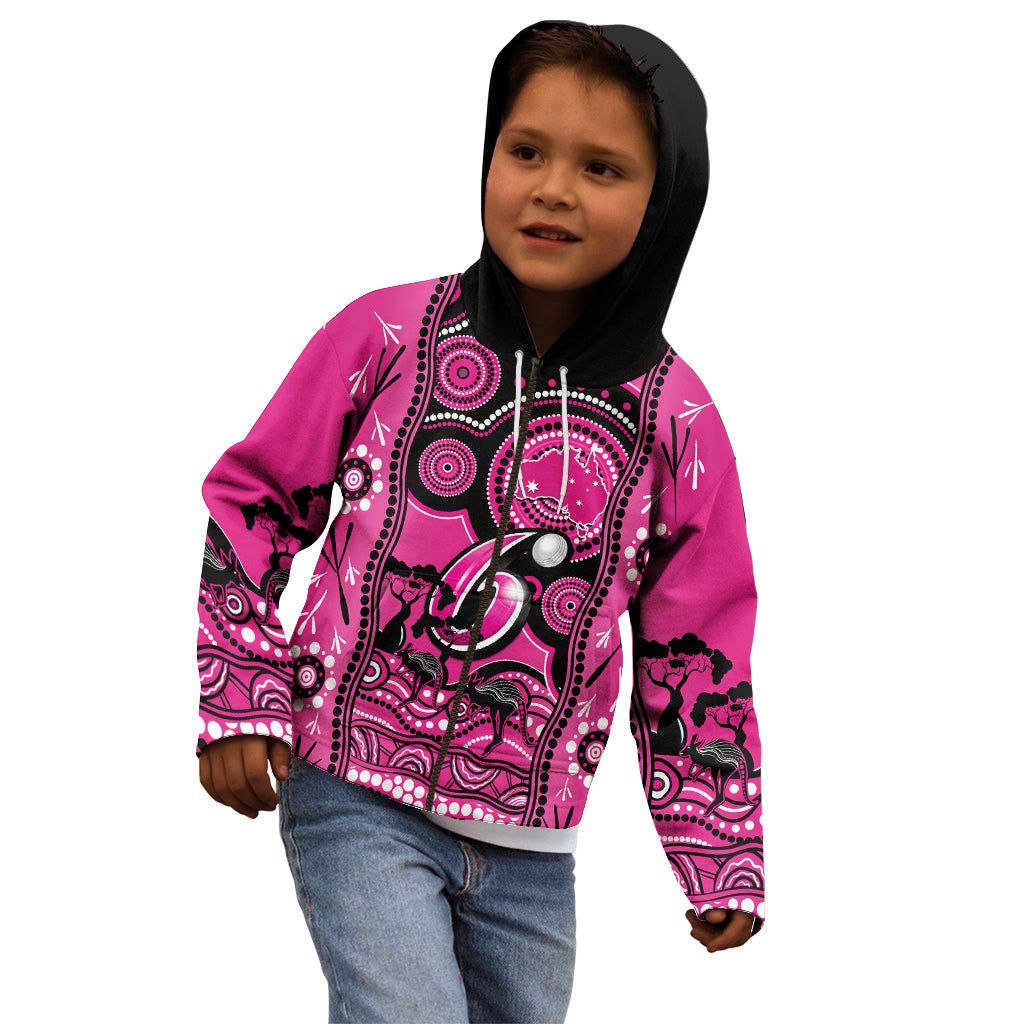 custom-sydney-sixers-cricket-kid-hoodie-happy-australia-day-aboriginal-art