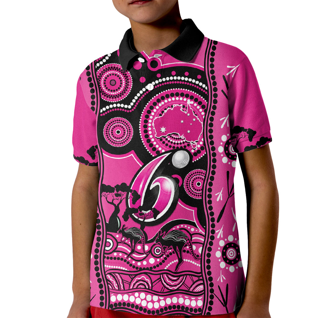 custom-sydney-sixers-cricket-kid-polo-shirt-happy-australia-day-aboriginal-art