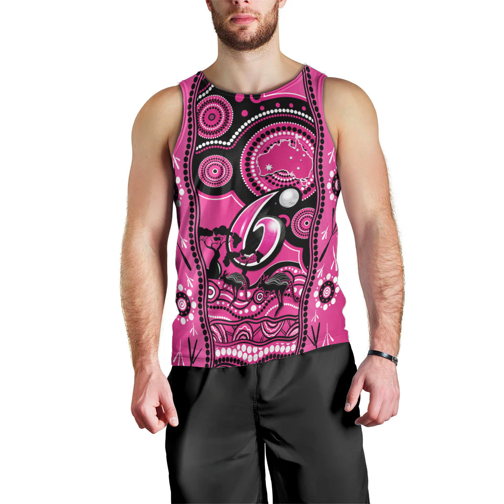 custom-sydney-sixers-cricket-men-tank-top-happy-australia-day-aboriginal-art