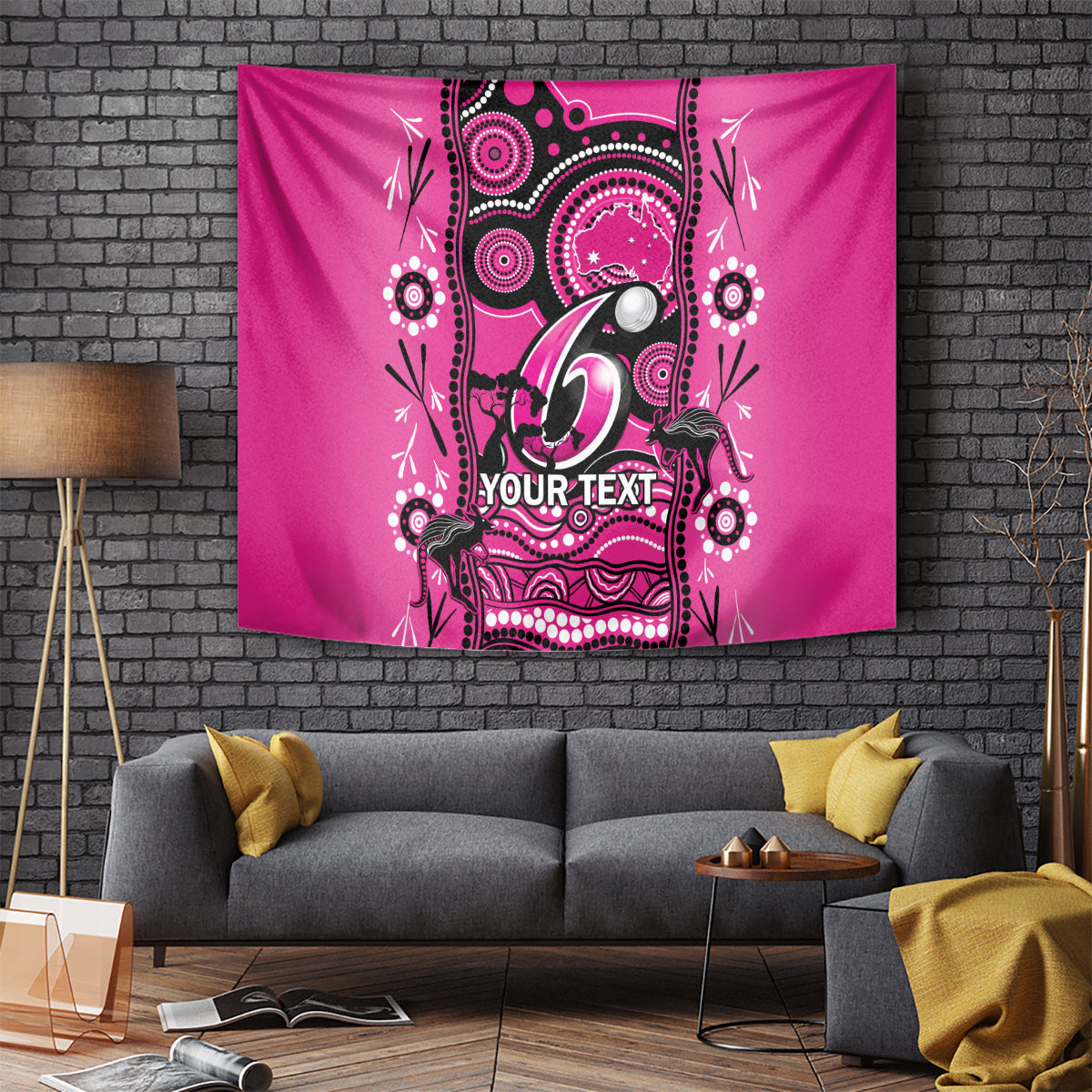 custom-sydney-sixers-cricket-tapestry-happy-australia-day-aboriginal-art