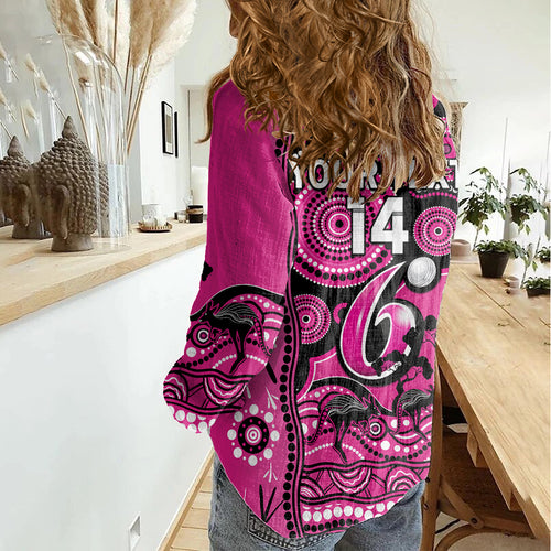 custom-sydney-sixers-cricket-women-casual-shirt-happy-australia-day-aboriginal-art