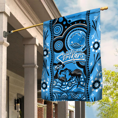 adelaide-strikers-cricket-garden-flag-happy-australia-day-aboriginal-art