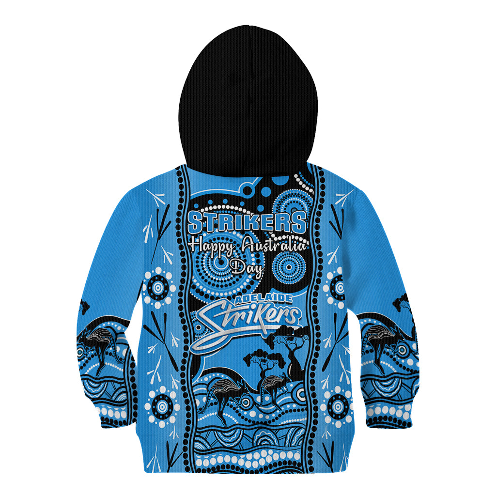 adelaide-strikers-cricket-kid-hoodie-happy-australia-day-aboriginal-art