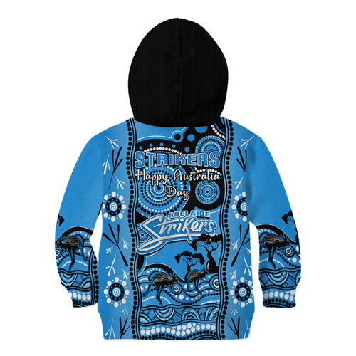 adelaide-strikers-cricket-kid-hoodie-happy-australia-day-aboriginal-art