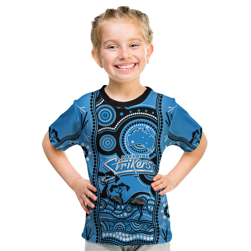 adelaide-strikers-cricket-kid-t-shirt-happy-australia-day-aboriginal-art