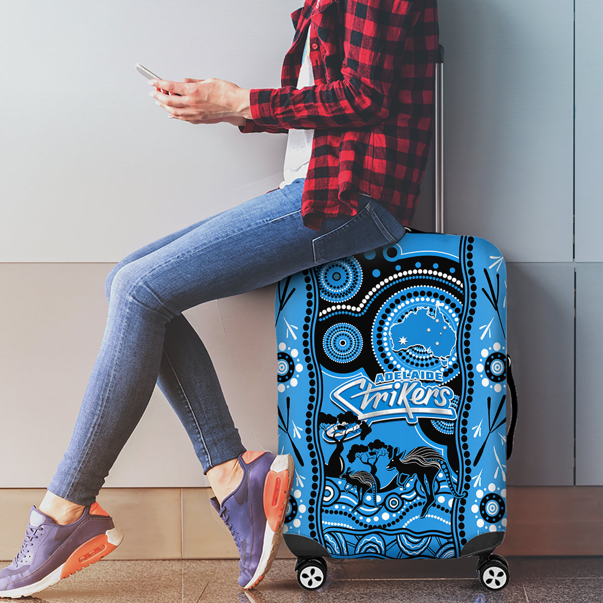 adelaide-strikers-cricket-luggage-cover-happy-australia-day-aboriginal-art