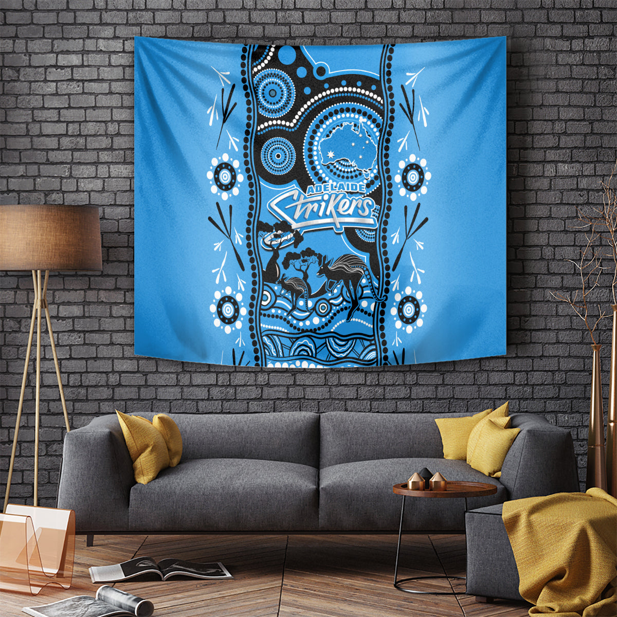 adelaide-strikers-cricket-tapestry-happy-australia-day-aboriginal-art