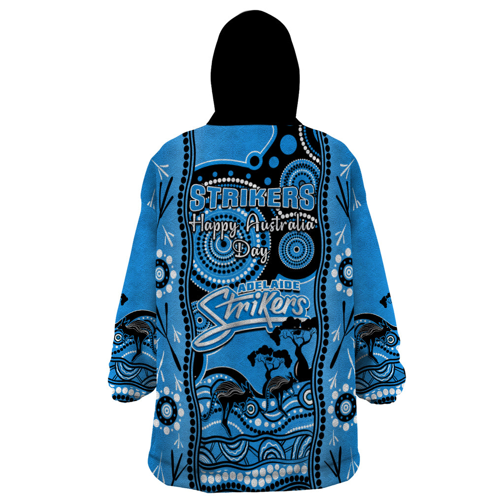 adelaide-strikers-cricket-wearable-blanket-hoodie-happy-australia-day-aboriginal-art