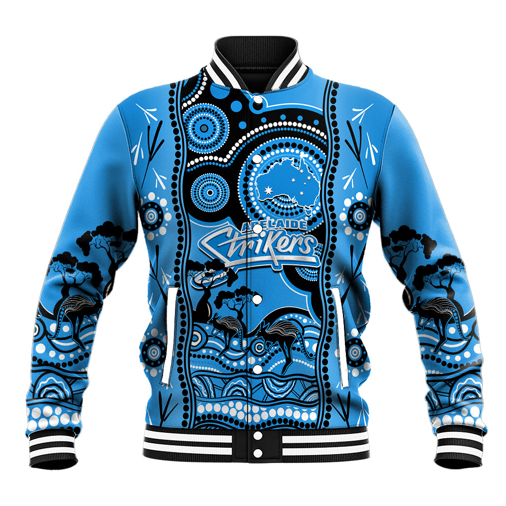 custom-adelaide-strikers-cricket-baseball-jacket-happy-australia-day-aboriginal-art