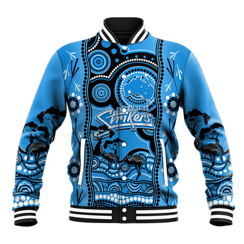 custom-adelaide-strikers-cricket-baseball-jacket-happy-australia-day-aboriginal-art