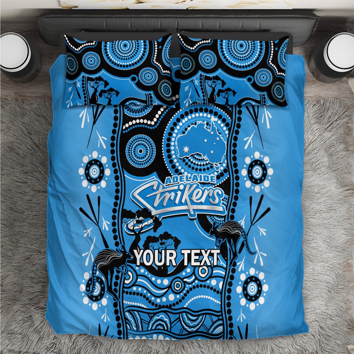custom-adelaide-strikers-cricket-bedding-set-happy-australia-day-aboriginal-art