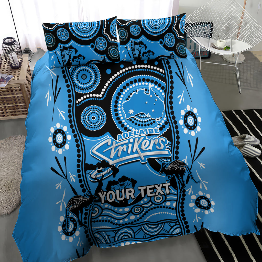 custom-adelaide-strikers-cricket-bedding-set-happy-australia-day-aboriginal-art