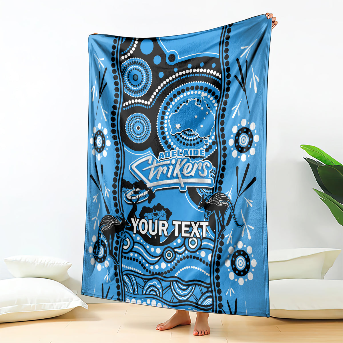 custom-adelaide-strikers-cricket-blanket-happy-australia-day-aboriginal-art