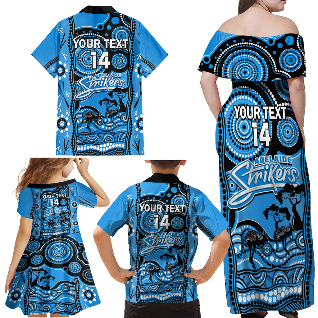 custom-adelaide-strikers-cricket-family-matching-off-shoulder-maxi-dress-and-hawaiian-shirt-happy-australia-day-aboriginal-art