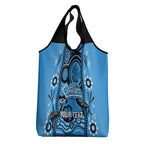 Custom Adelaide Strikers Cricket Grocery Bag Happy Australia Day Aboriginal Art