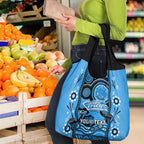 Custom Adelaide Strikers Cricket Grocery Bag Happy Australia Day Aboriginal Art