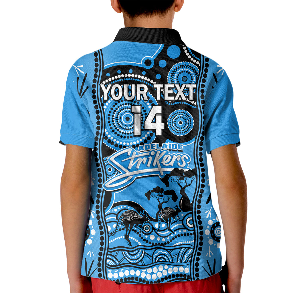 custom-adelaide-strikers-cricket-kid-polo-shirt-happy-australia-day-aboriginal-art