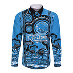 custom-adelaide-strikers-cricket-long-sleeve-button-shirt-happy-australia-day-aboriginal-art