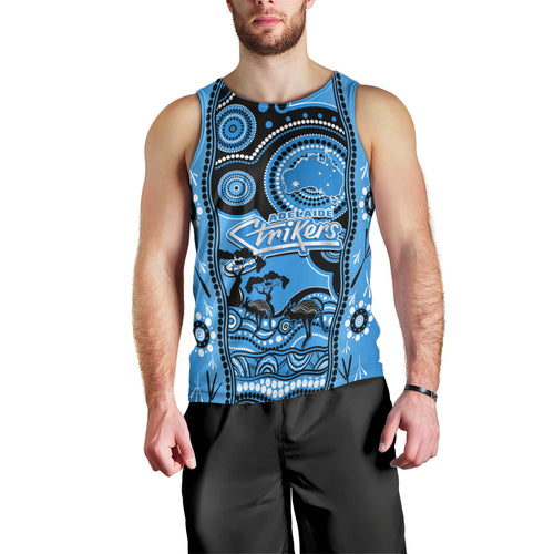 custom-adelaide-strikers-cricket-men-tank-top-happy-australia-day-aboriginal-art