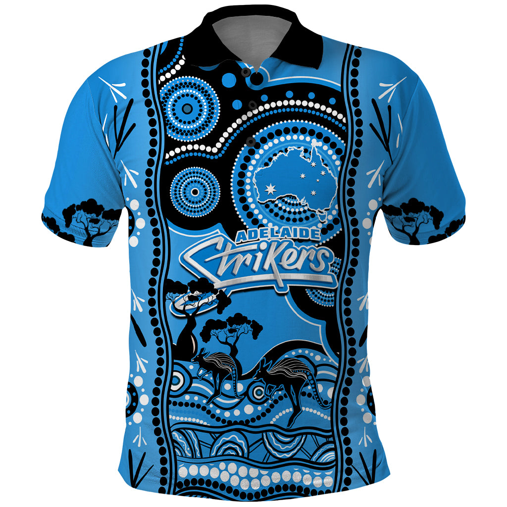 custom-adelaide-strikers-cricket-polo-shirt-happy-australia-day-aboriginal-art
