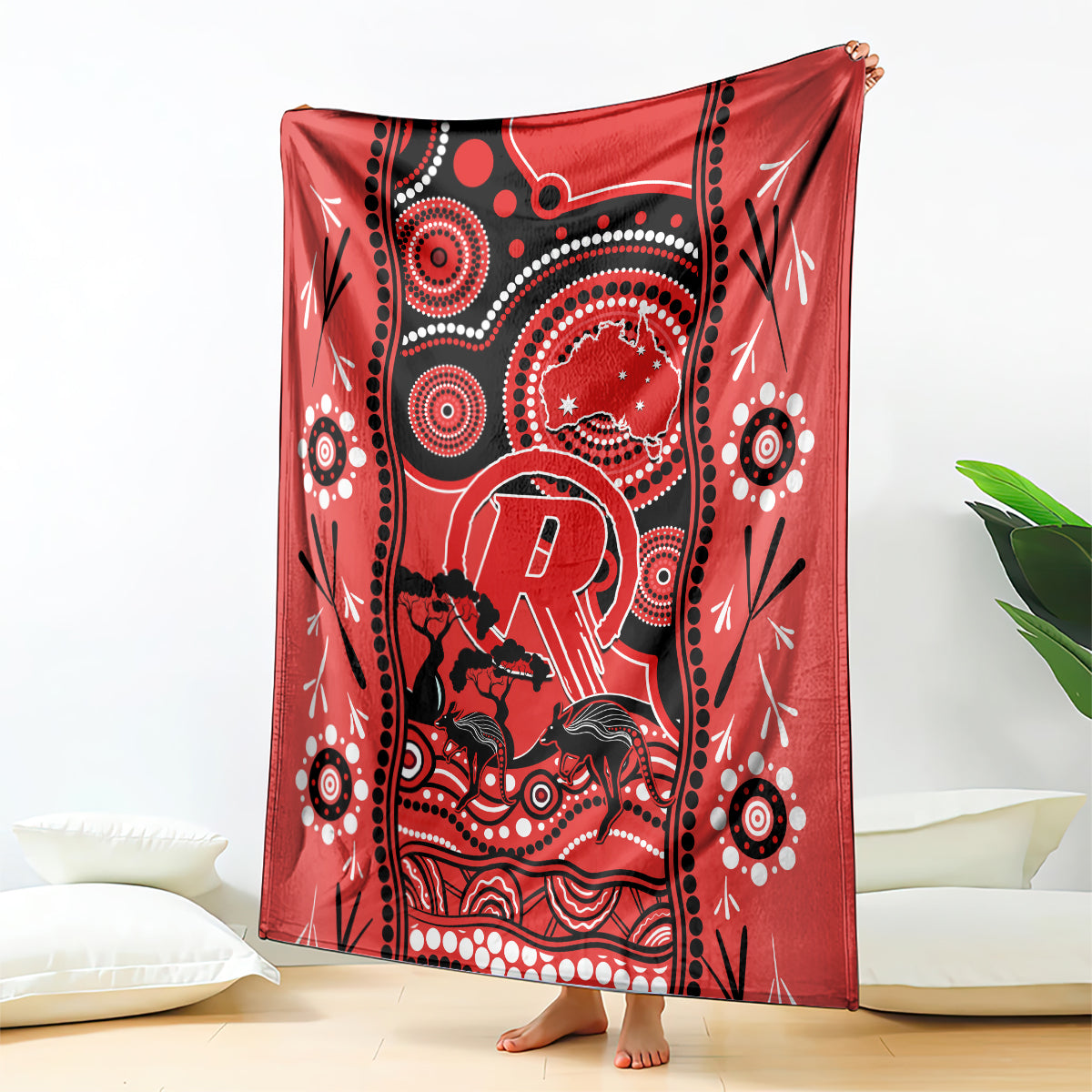 melbourne-renegades-cricket-blanket-happy-australia-day-aboriginal-art