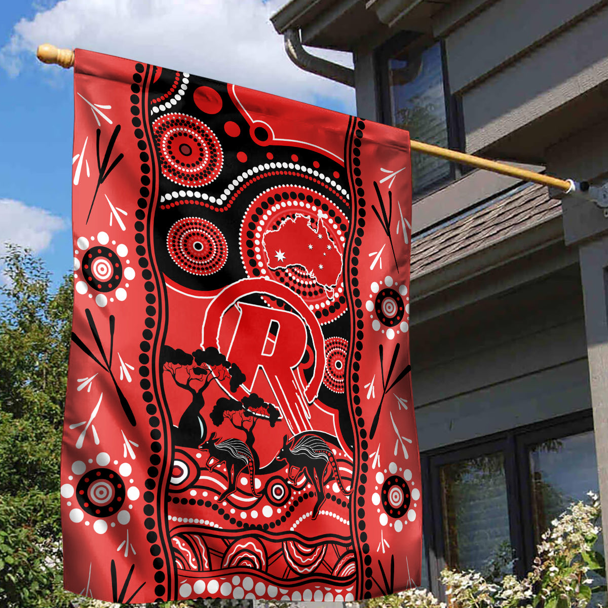 melbourne-renegades-cricket-garden-flag-happy-australia-day-aboriginal-art