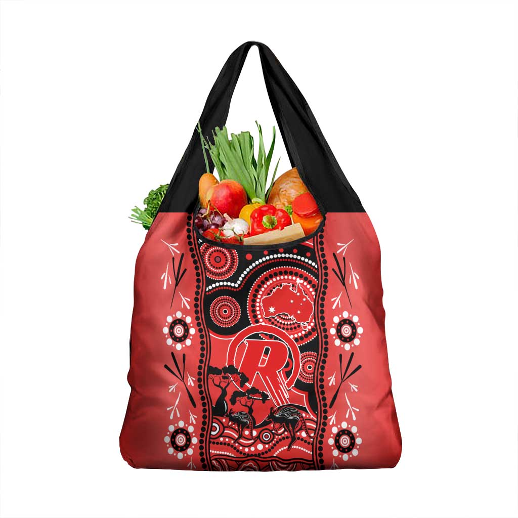 Melbourne Renegades Cricket Grocery Bag Happy Australia Day Aboriginal Art