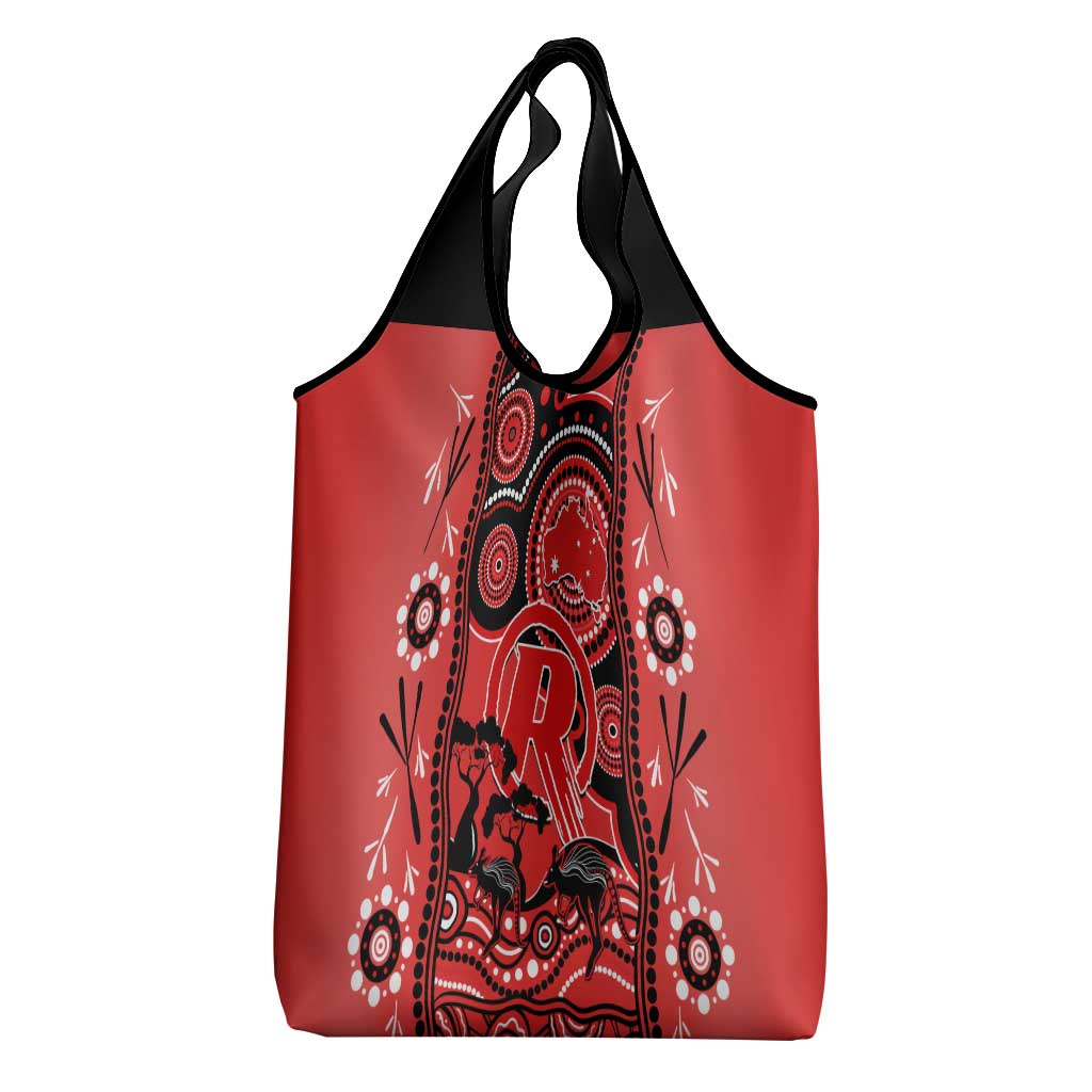 Melbourne Renegades Cricket Grocery Bag Happy Australia Day Aboriginal Art