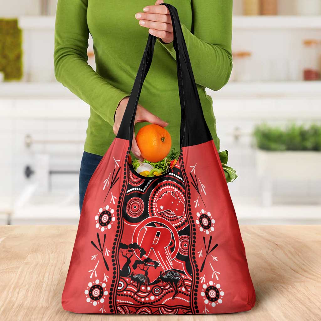 Melbourne Renegades Cricket Grocery Bag Happy Australia Day Aboriginal Art