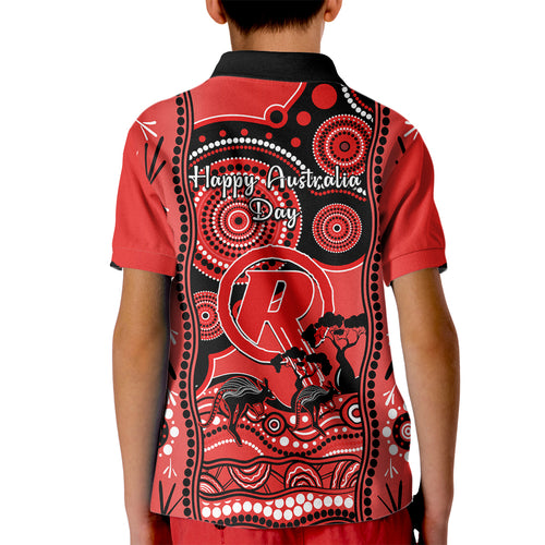 melbourne-renegades-cricket-kid-polo-shirt-happy-australia-day-aboriginal-art