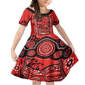 melbourne-renegades-cricket-kid-short-sleeve-dress-happy-australia-day-aboriginal-art