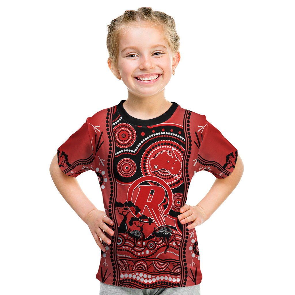 melbourne-renegades-cricket-kid-t-shirt-happy-australia-day-aboriginal-art
