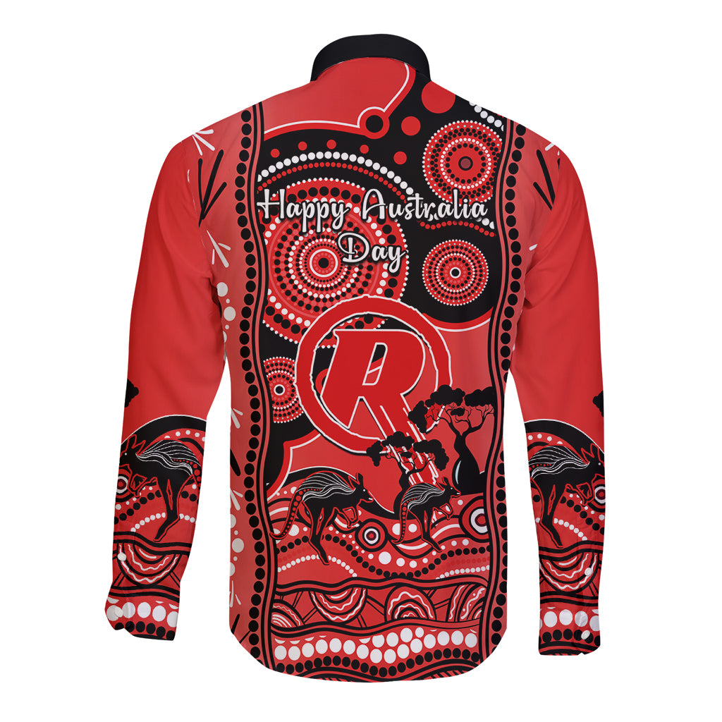melbourne-renegades-cricket-long-sleeve-button-shirt-happy-australia-day-aboriginal-art