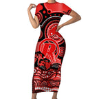 melbourne-renegades-cricket-short-sleeve-bodycon-dress-happy-australia-day-aboriginal-art