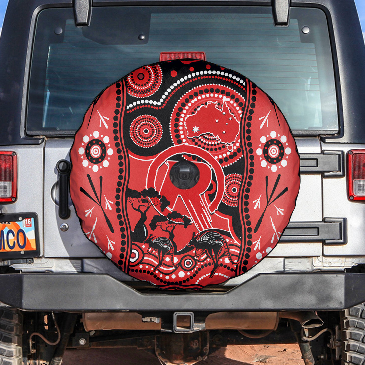 melbourne-renegades-cricket-spare-tire-cover-happy-australia-day-aboriginal-art
