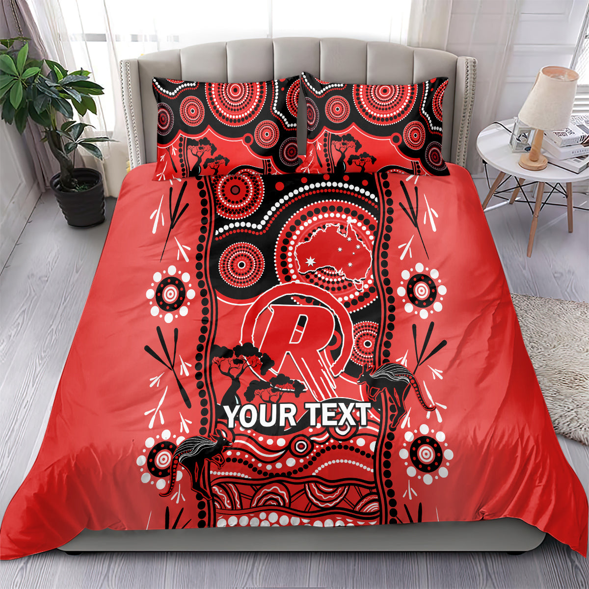 custom-melbourne-renegades-cricket-bedding-set-happy-australia-day-aboriginal-art