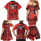 custom-melbourne-renegades-cricket-family-matching-mermaid-dress-and-hawaiian-shirt-happy-australia-day-aboriginal-art