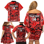 custom-melbourne-renegades-cricket-family-matching-off-shoulder-short-dress-and-hawaiian-shirt-happy-australia-day-aboriginal-art