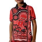 custom-melbourne-renegades-cricket-kid-polo-shirt-happy-australia-day-aboriginal-art