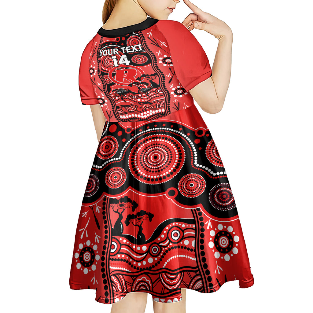 custom-melbourne-renegades-cricket-kid-short-sleeve-dress-happy-australia-day-aboriginal-art