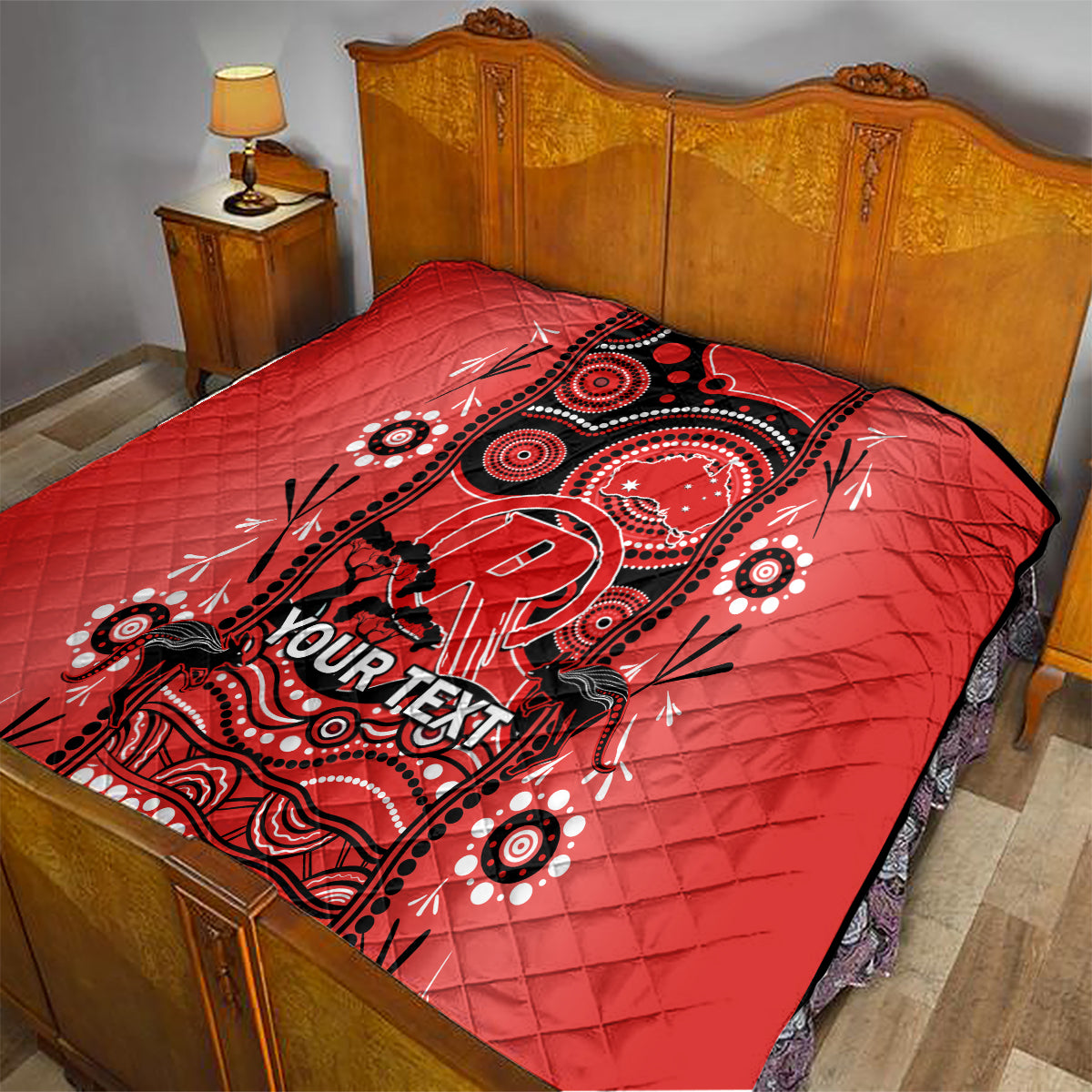 custom-melbourne-renegades-cricket-quilt-happy-australia-day-aboriginal-art