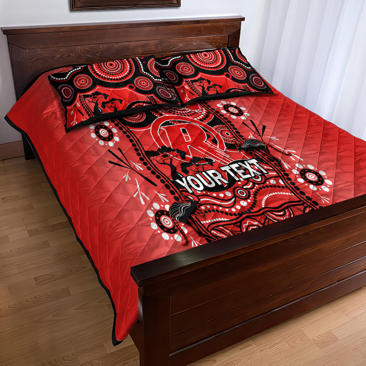 custom-melbourne-renegades-cricket-quilt-bed-set-happy-australia-day-aboriginal-art