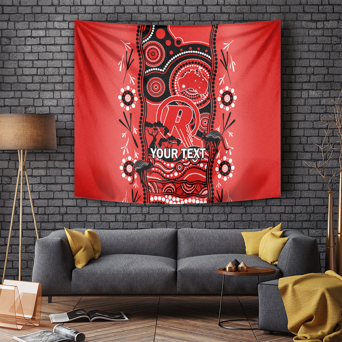 custom-melbourne-renegades-cricket-tapestry-happy-australia-day-aboriginal-art