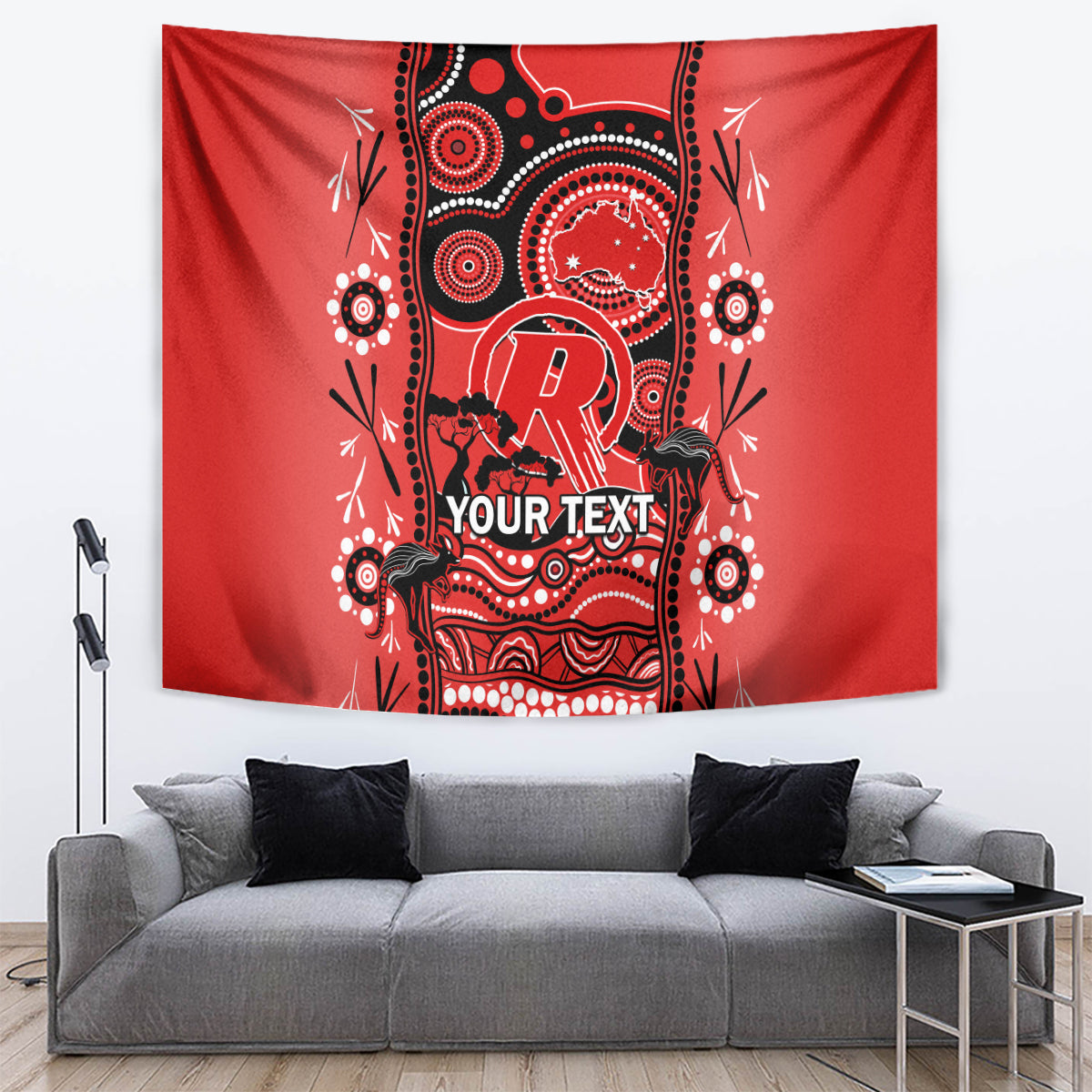 custom-melbourne-renegades-cricket-tapestry-happy-australia-day-aboriginal-art