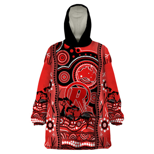 custom-melbourne-renegades-cricket-wearable-blanket-hoodie-happy-australia-day-aboriginal-art
