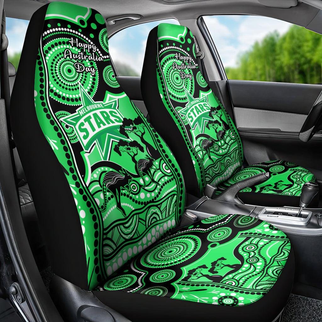 melbourne-stars-cricket-car-seat-cover-happy-australia-day-aboriginal-art