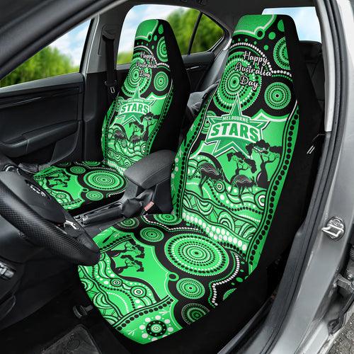 melbourne-stars-cricket-car-seat-cover-happy-australia-day-aboriginal-art
