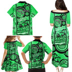 melbourne-stars-cricket-family-matching-puletasi-dress-and-hawaiian-shirt-happy-australia-day-aboriginal-art