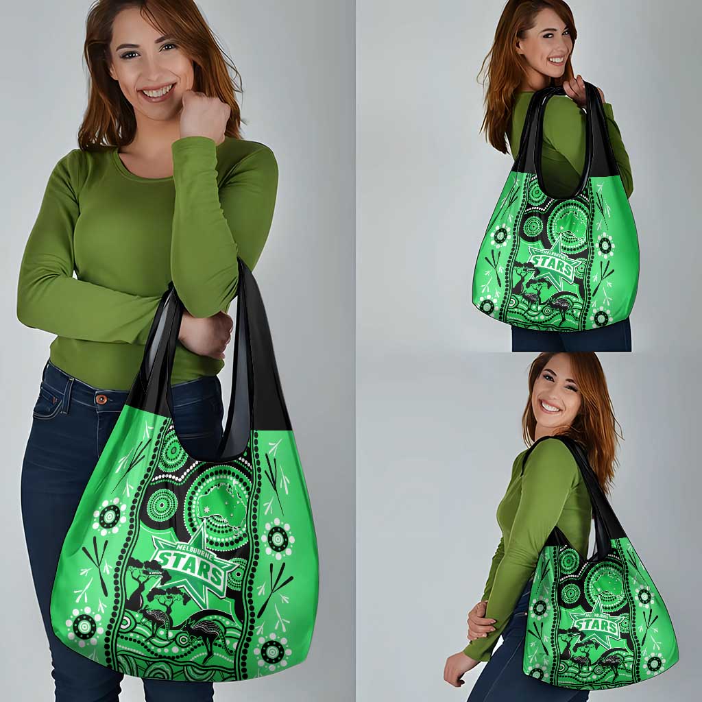 Melbourne Stars Cricket Grocery Bag Happy Australia Day Aboriginal Art