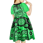 melbourne-stars-cricket-kid-short-sleeve-dress-happy-australia-day-aboriginal-art